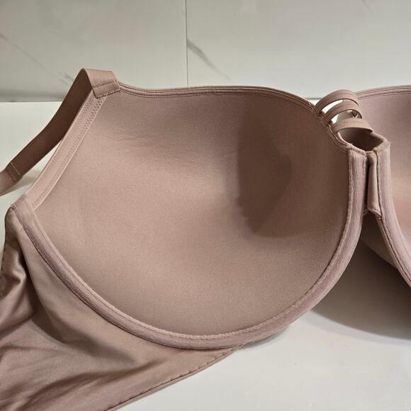 Soma Stunning Push-up Plunge Bra NWOT Adobe Rose Size 44DD 44E - Picture 6 of 7